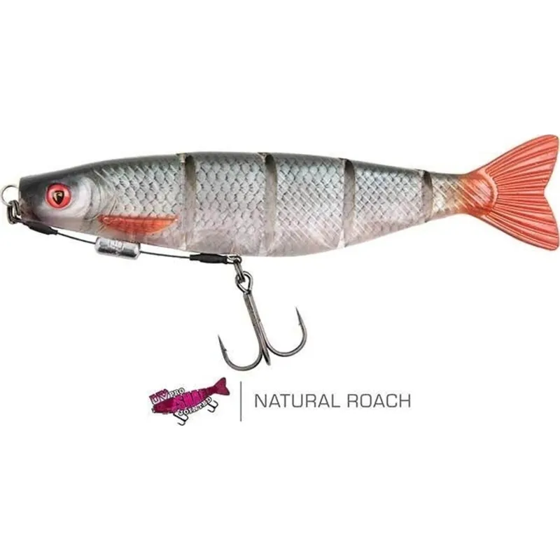 Fox Rage Pro Shad Jointed Loaded 14cm Goldie UV - Voorradig Finale Uitverkoop