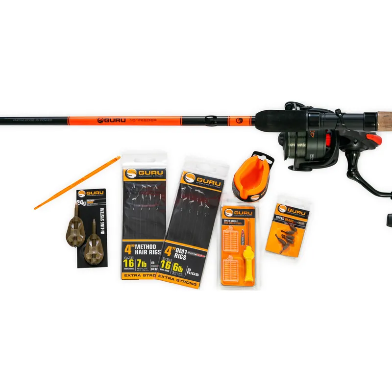 Koop Online Guru Rod & Reel Method Feeder Combo 10ft