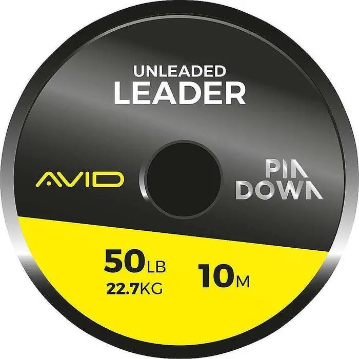 Laatste Kans Avid Pindown Unleaded Leader 50lb 10m - Voorradig
