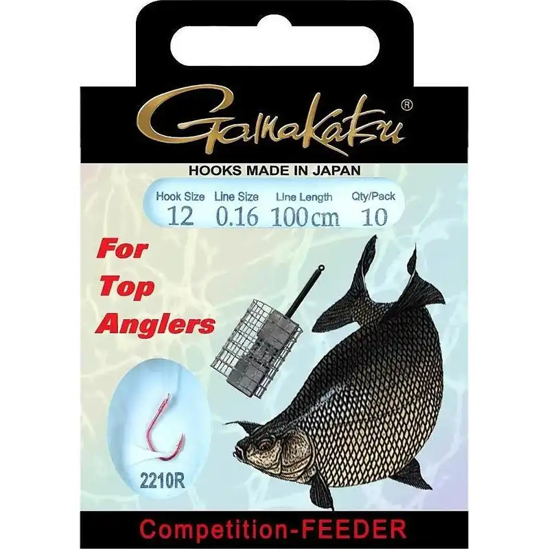 Beperkt Aanbod Gamakatsu BKS LS-2210R Brasem Feeder Onderlijn 100cm H10 0.18mm - Voorradig