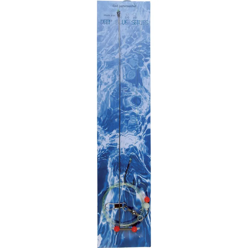Deep Blue Kabeljauw Paternoster 2-Haaks H1-0 - Voorradig Weekendaanbieding