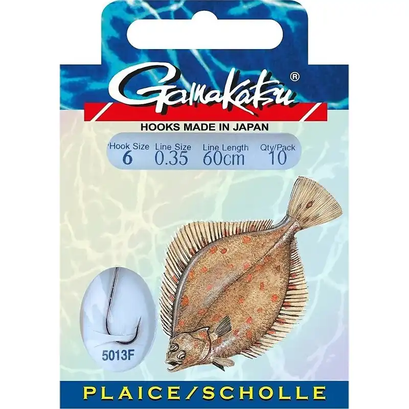 Gamakatsu BKD LS-5013F Platvis Onderlijn 60cm H2 0.35mm - Voorradig Seizoensaanbieding