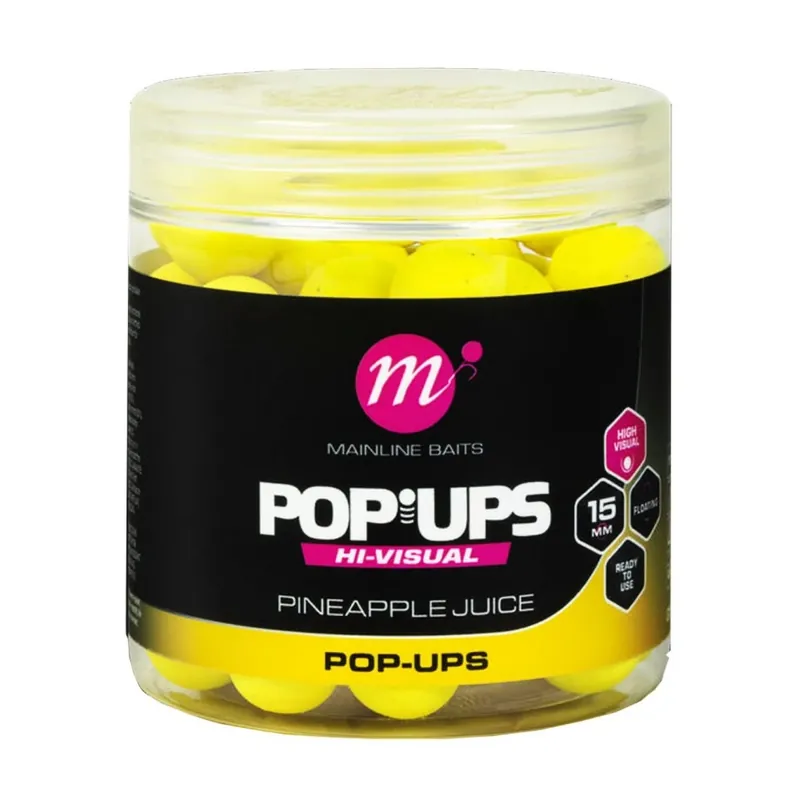 Mainline Hi-Visual Pop-Ups 15mm Pinapple Juice Populair
