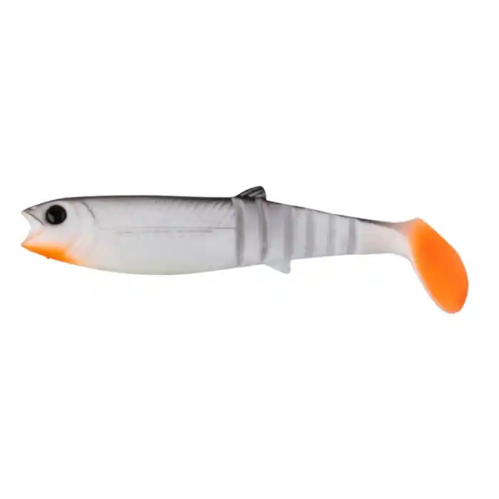 Savage Gear LB Cannibal Shad White / Black 12.5 cm Veilige Betaling