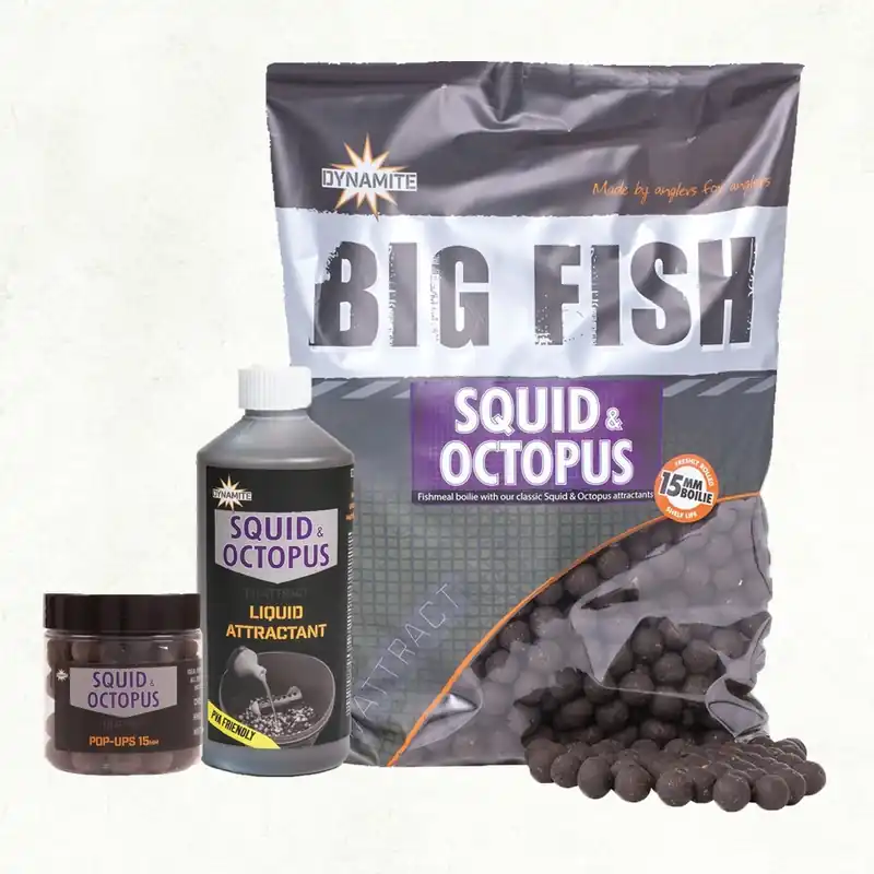 Aanbieding Dynamite Baits Big Fish Squid & Octopus Boilies
