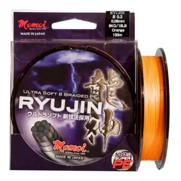 Premium Momoi Ryujin PE Oranje Gevlochten Lijn
