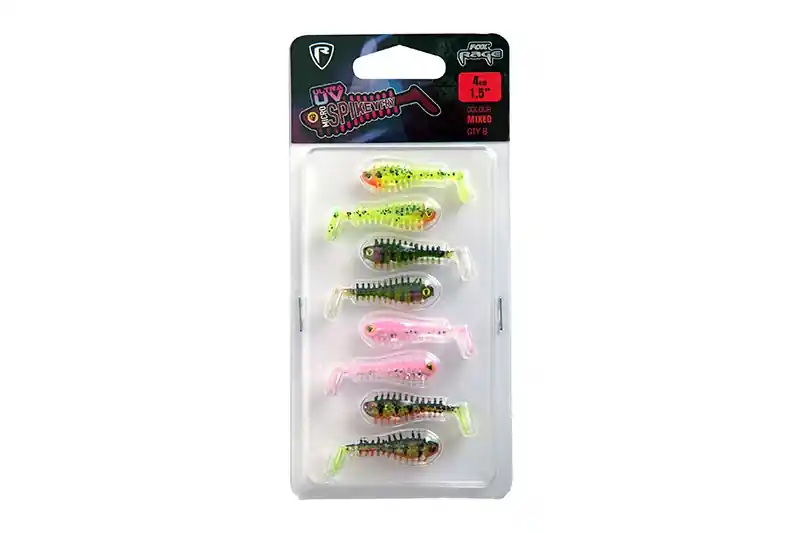 Superprijs Fox Rage Micro Spikey Fry UV Mixed Colour 4cm
