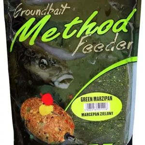 Traper Method Feeder Ready Groundbait Green Marzipan 750gr Betrouwbaar