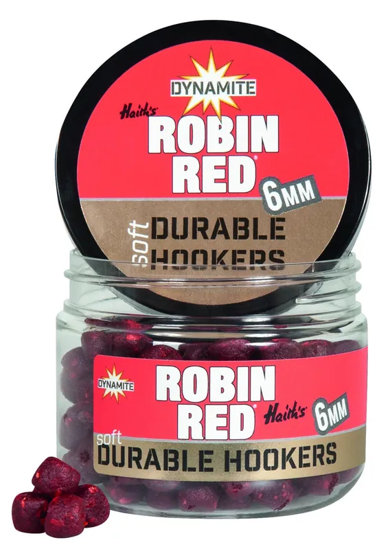 Aanbieding Dynamite Baits Durable Hookers 6mm Robin Red