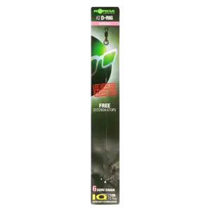 Korda IQ2 D-rig barbed kurv Shank Laatste Versie