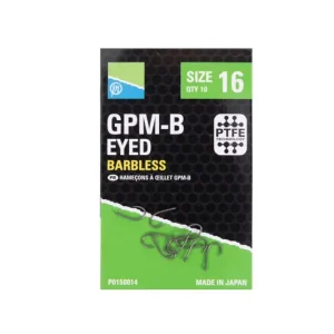 Actieprijs Preston Gpm-B Eyed Haak Barbless