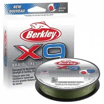 Berkley X9 Braid Low Vis Green 150m Populair