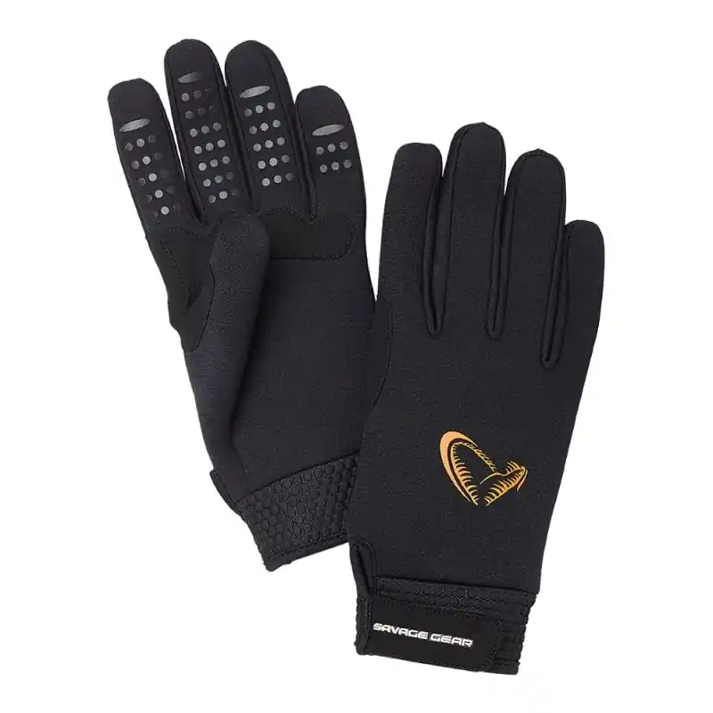 Flitsaanbieding Savage Gear Neoprene Stretch Gloves Black