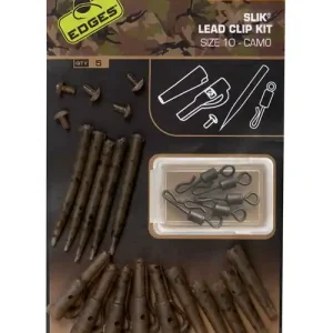 Fox EDGES Slik Lead Clip Kit Camo maat 10 Exclusieve Aanbieding
