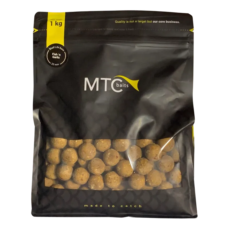 MTC Baits Shelf Life Fish 'N Garlic 24mm - 1kg Goedkoop