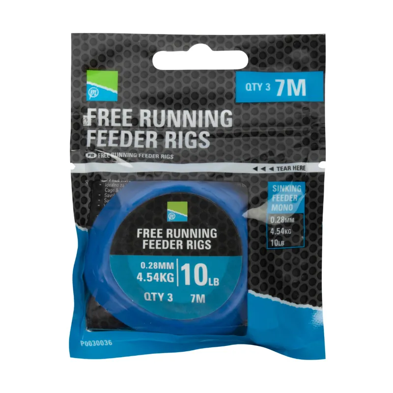Preston Free running Feeder Rigs Betrouwbaar