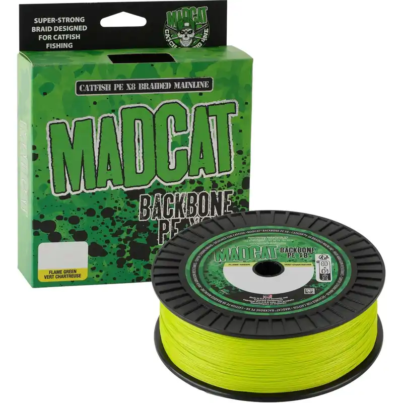 Gereduceerde Prijs MadCat Backbone Chartreuse Gevlochten Lijn