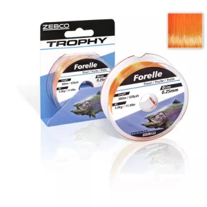 Direct Beschikbaar Zebco Trophy Forel Vislijn Oranje