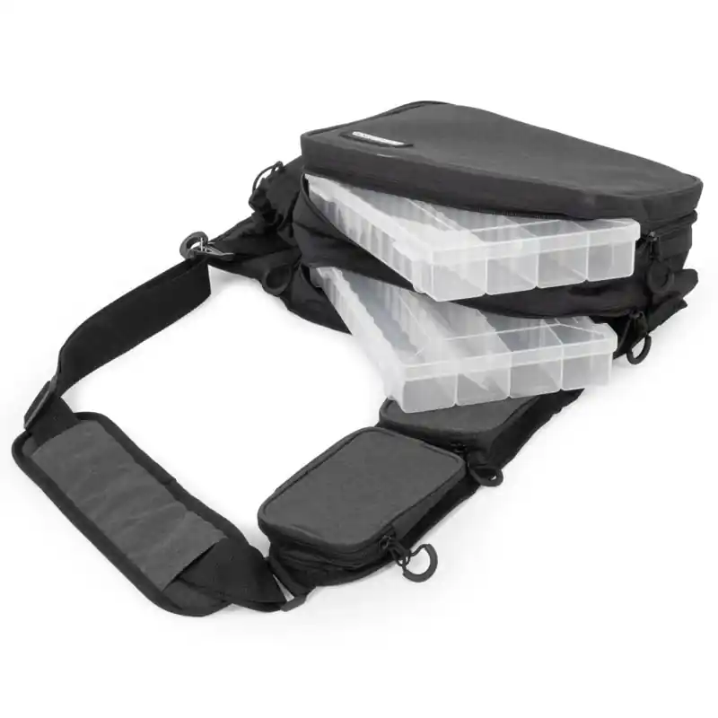 Hoge Kwaliteit Zebco Trophy Shoulder Sling + 2 Boxen