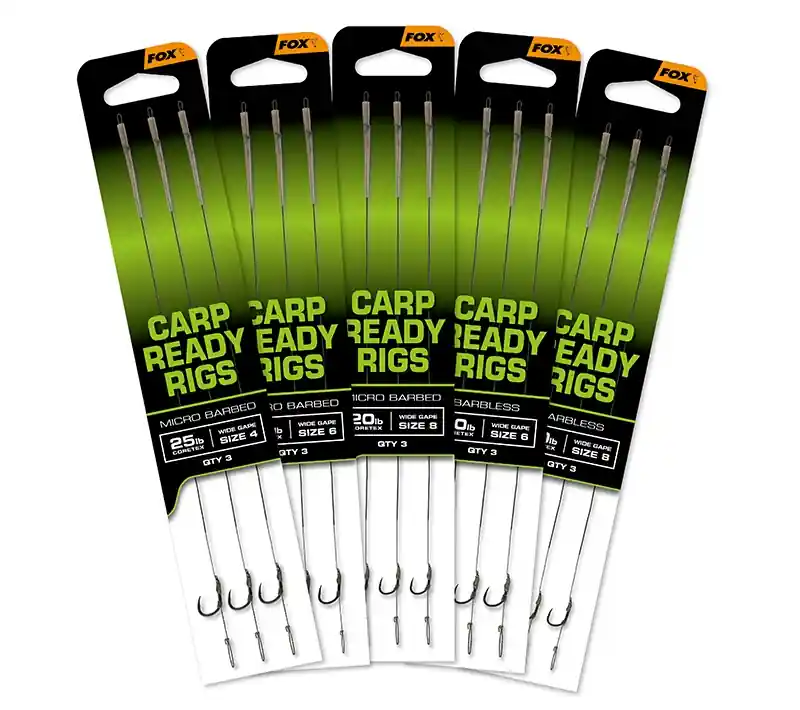 Fox Carp Ready Rigs Wide Gape Snelle Levering
