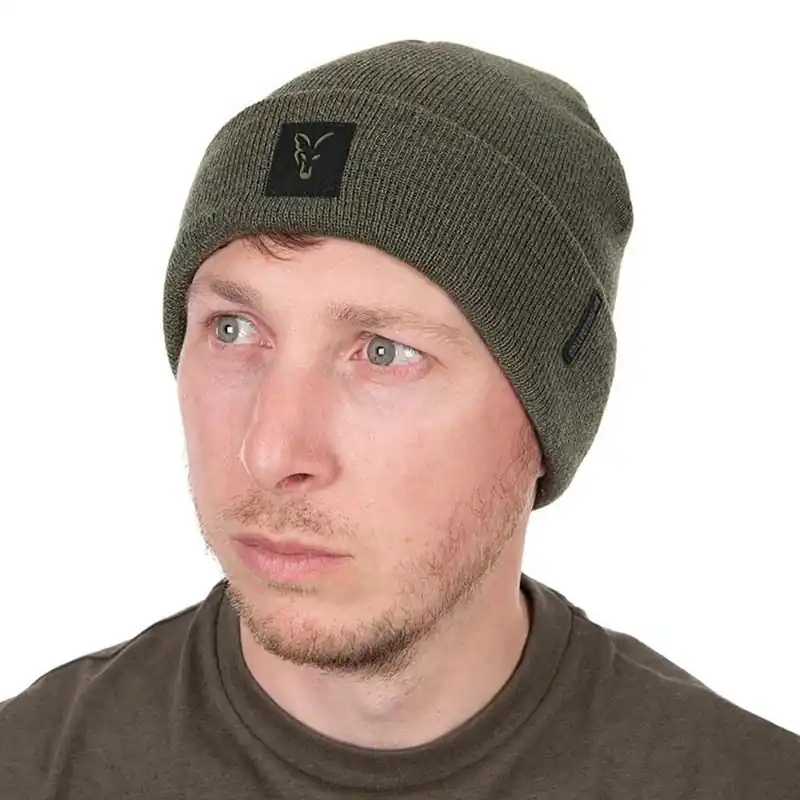 Lage Prijs Fox Collection Beanie Hat Green/Black