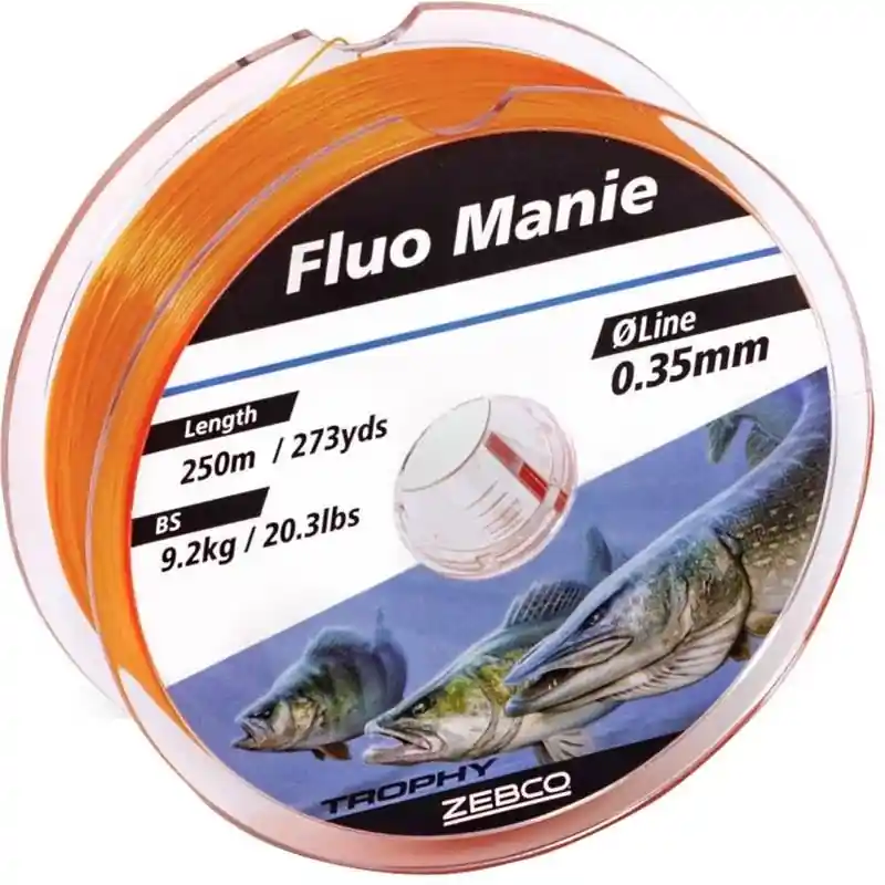 Zebco Trophy Fluo Manie Roofvislijn Koop Vandaag