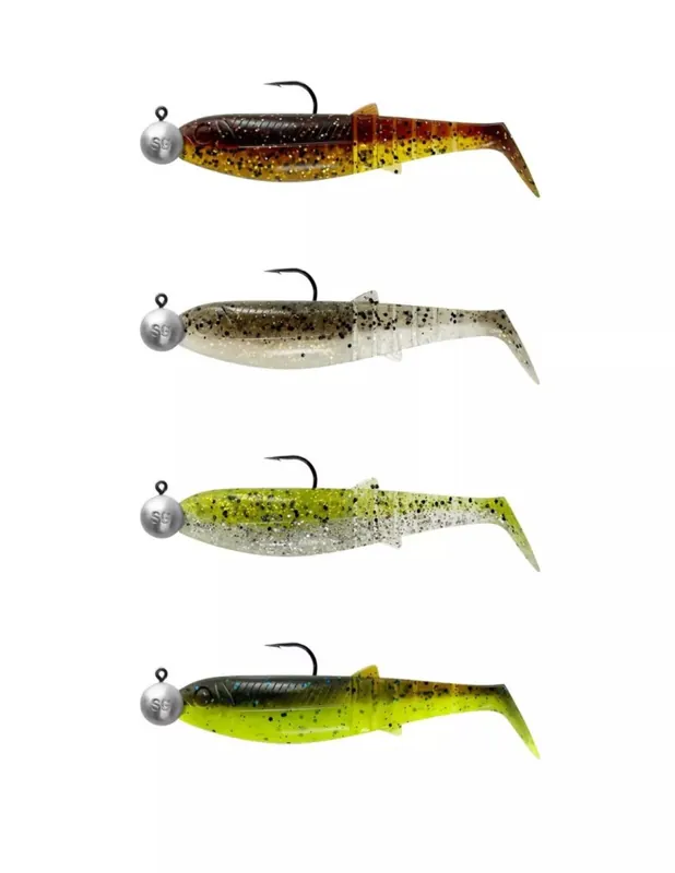 Savage Gear Cannibal Shad 6.8cm/3gr Clear Water Mix Op = Op