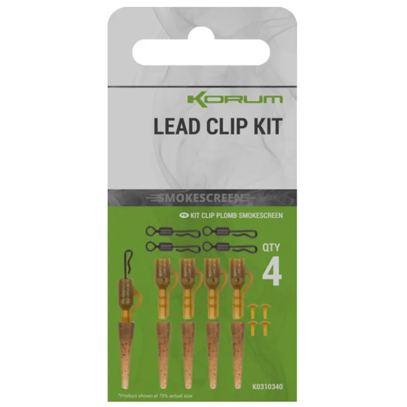 Beste Prijs Korum Smokescreen Lead Clip Kit