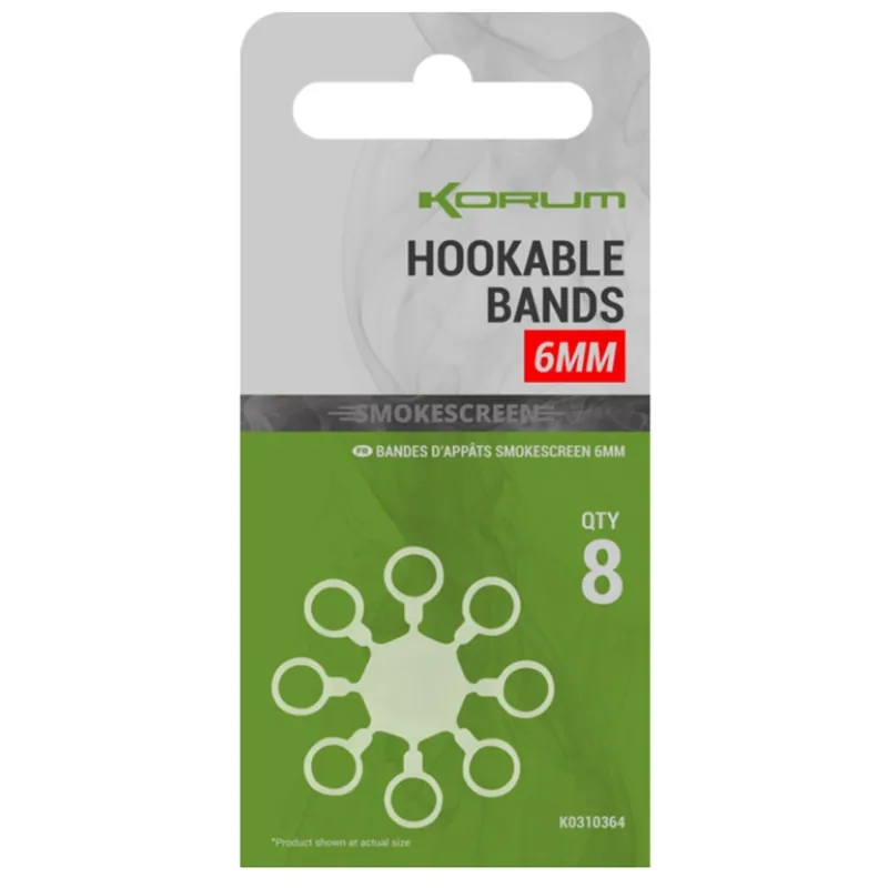 Korum Smokescreen Hookable Bands Exclusieve Aanbieding