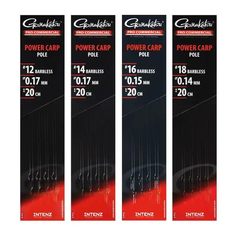 Gamakatsu Pro-C Power Carp Ready Rigs 20cm 12 - 0.17mm Hoge Kwaliteit