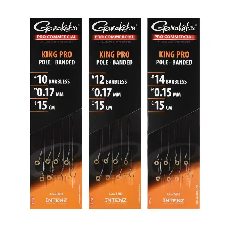 Gecertificeerd Gamakatsu Pro-C King Pro Banded Ready Rigs 15cm 14 - 0.15mm