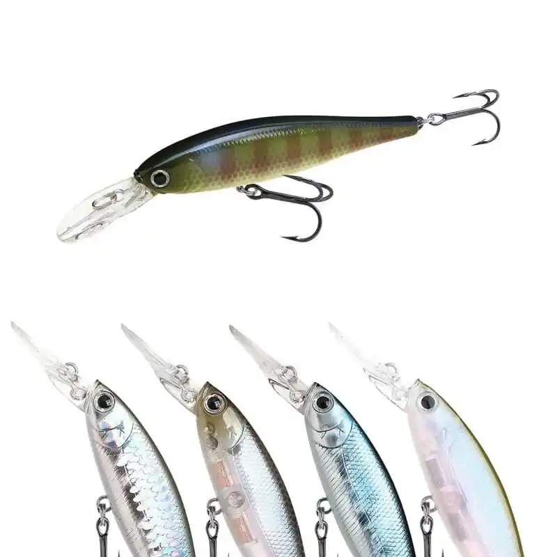 Tijdelijk Beschikbaar Lucky Craft Pointer 78DD Silver Cheek Chartreuse Shad