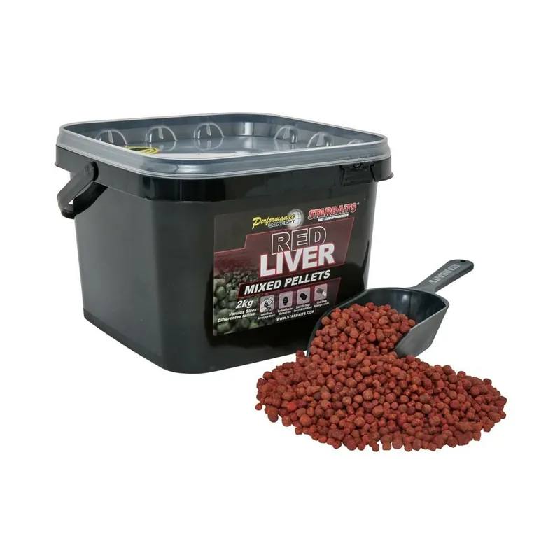Rechtstreeks Van De Fabrikant Starbaits Red Liver Mixed Pellets 2kg