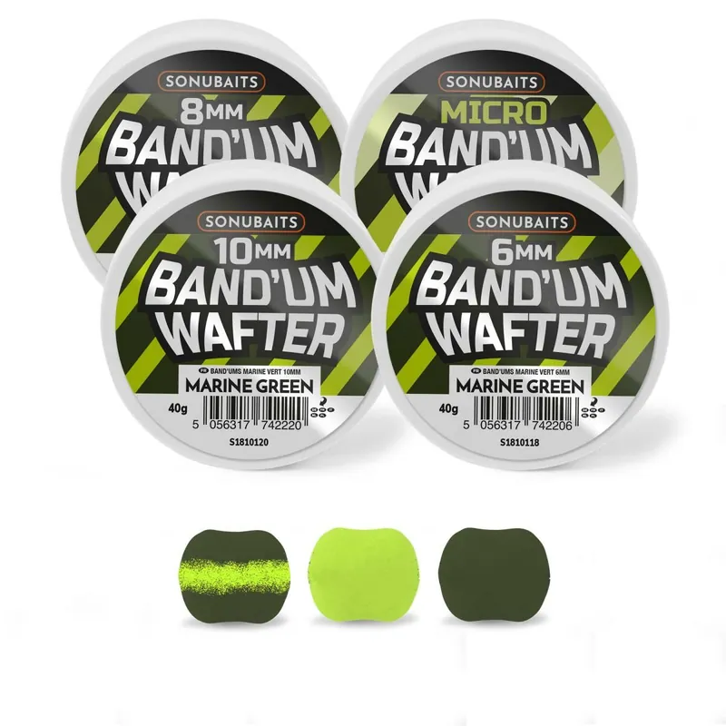 Gratis Retour Sonubaits Band'Um Wafter Marine Green 10mm