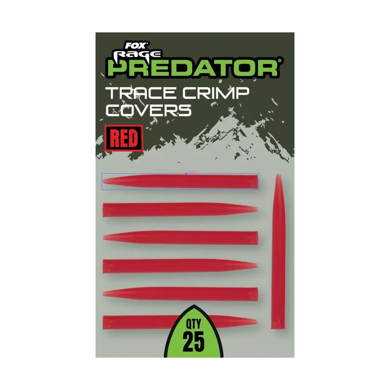 Nieuw Fox Rage Predator Red Trace Crimp Covers