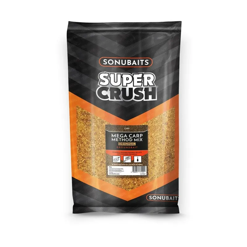 Betrouwbaar Sonubaits Mega Carp Method Mix Original Groundbait 2kg