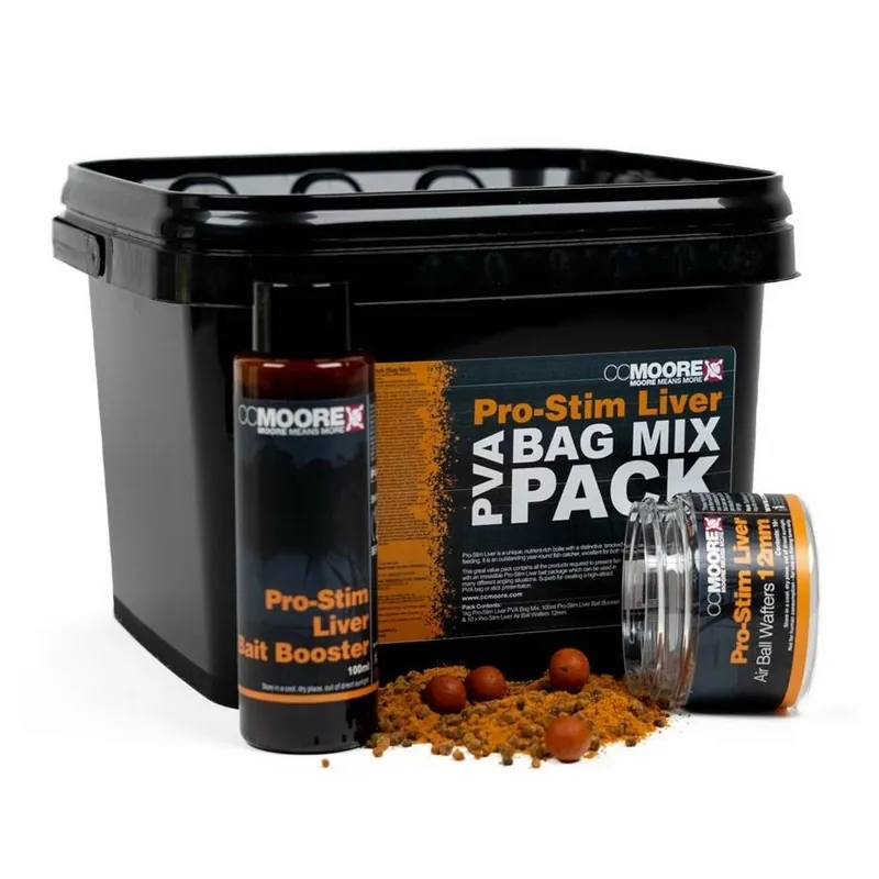 CC Moore Pro-Stim Liver PVA Bag Mix Pack Snelle Levering