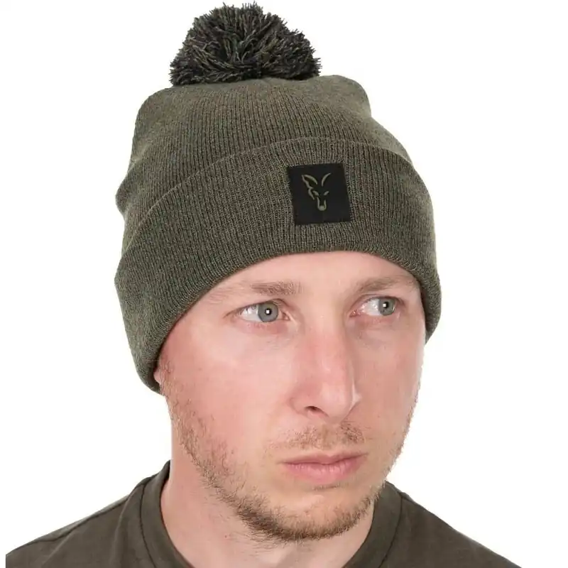 Fox Collection Bobble Hat Green/Black Laatste Kans