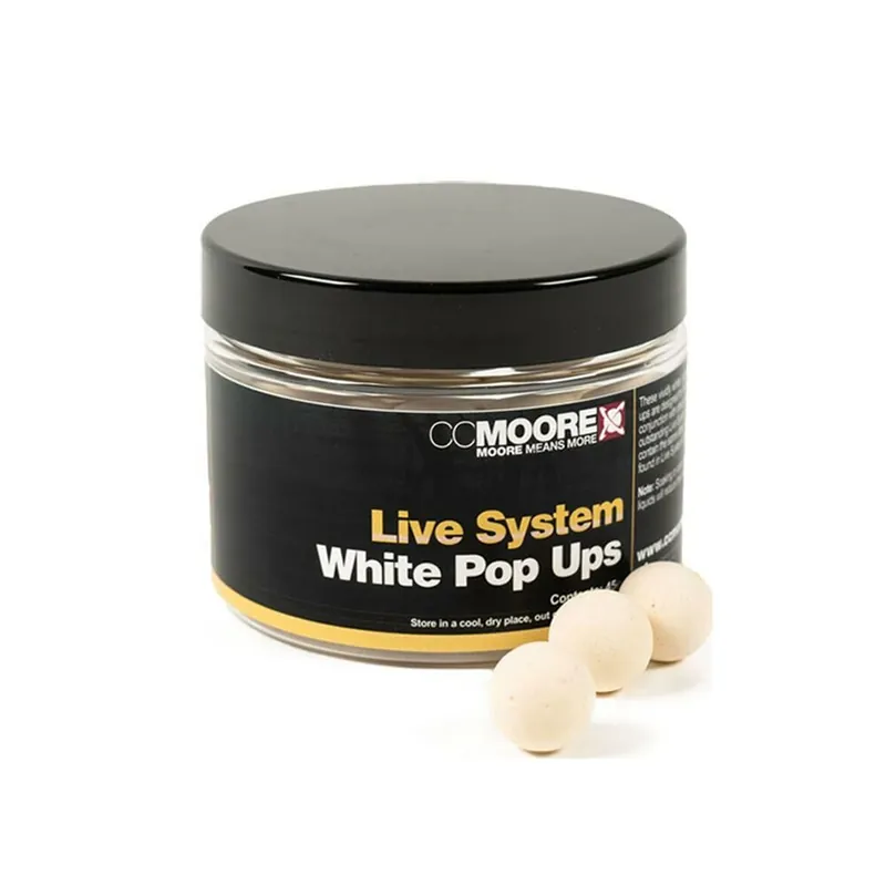 CC Moore Live System White Pop-Ups 12mm Merkproduct