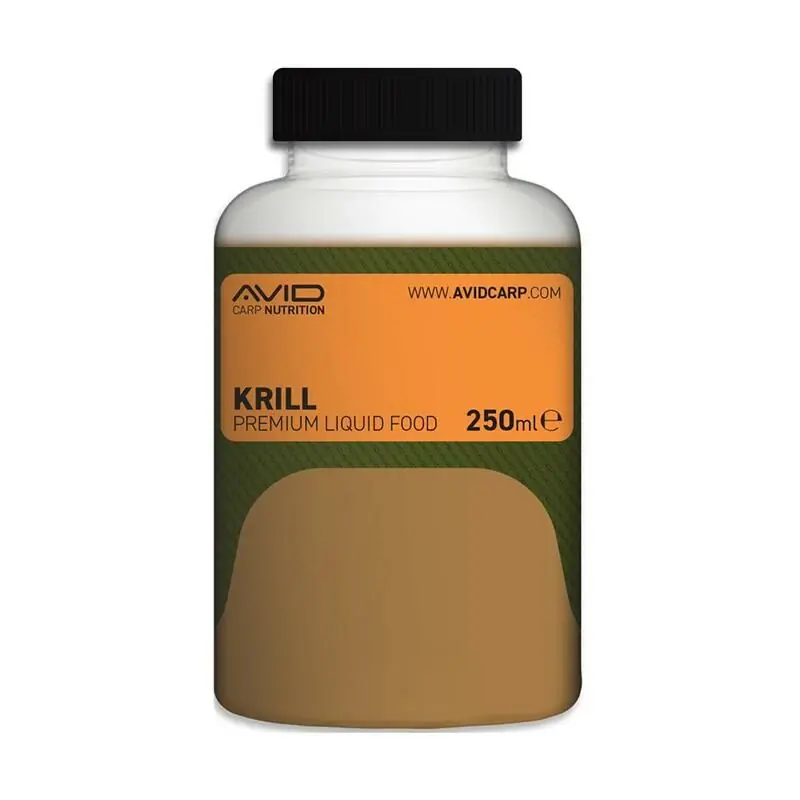 Avid Carp Premium Liquid Food 250ml Krill Finale Uitverkoop