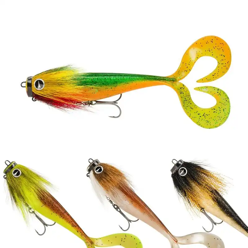 Rapala Soft Olio+Mustache Prerigged 20cm 80g Black Widow Laatste Kans