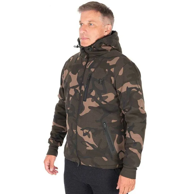 Fox Camo Full Zip Prem Sherpa 310 Hoodie XXL Nieuw
