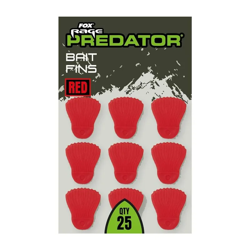 Fox Rage Predator Bait Fins Red Meest Verkocht