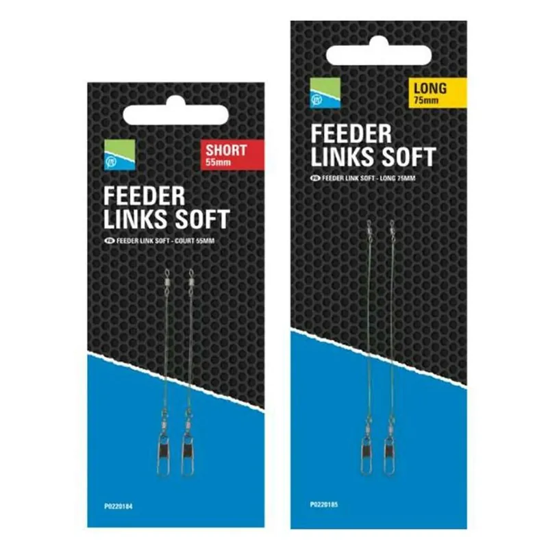 Preston Feeder Links Soft 75mm - Long Populair