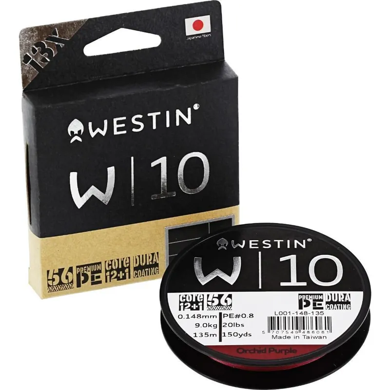 Westin W10 13-Braid 135m Orchid Purple 0.08mm Beperkte Voorraad