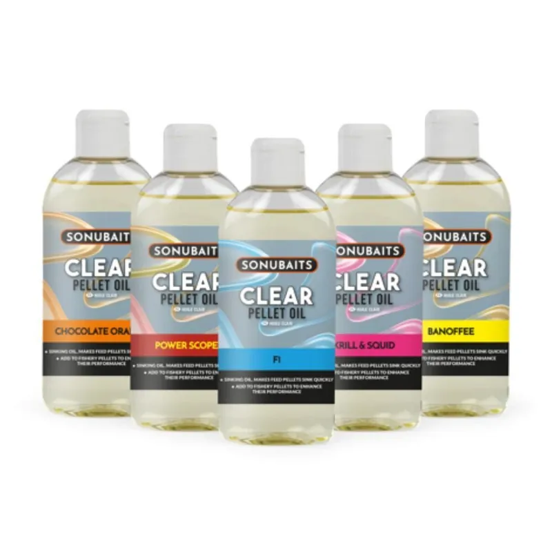 Merkproduct Sonubaits Clear Pellet Oils F1