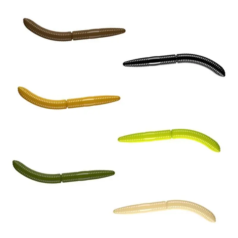 Korting Libra Lures Fatty D'Worm Tournamant Cheese 55 027 - Apple green