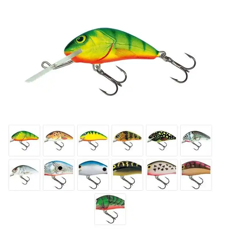 Fabrieksprijs Salmo Hornet 5cm Sinking Holo Grey Shiner