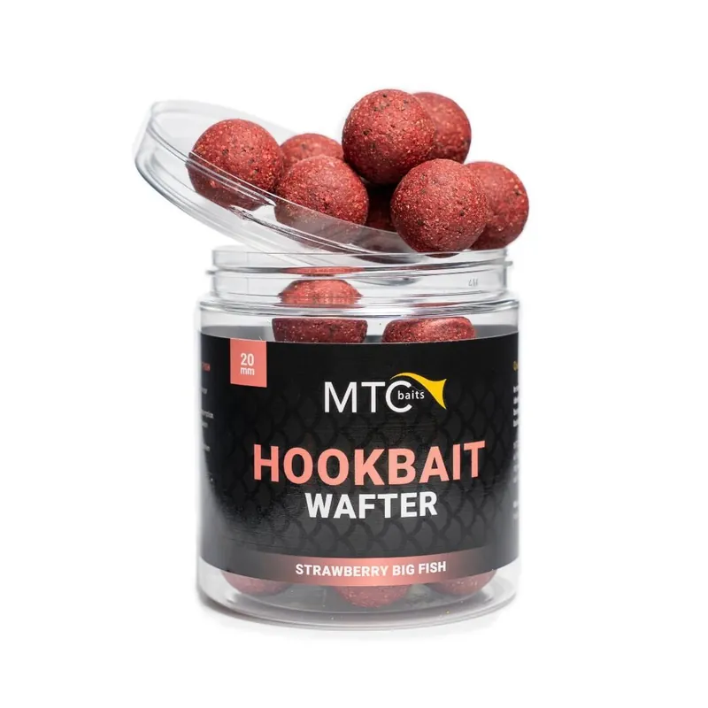 Favoriet MTC Baits Strawberry Big Fish Hookbait Wafter 16mm