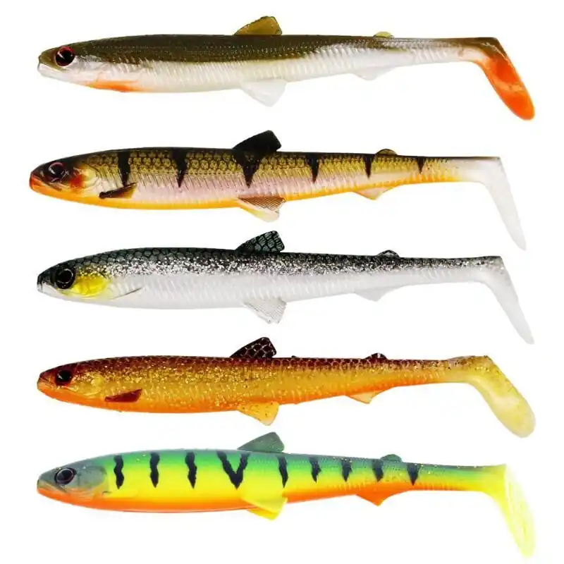 Gereduceerde Prijs Westin BullTeez Shadtail 9.5cm 7g 2 Pcs Tiger Perch